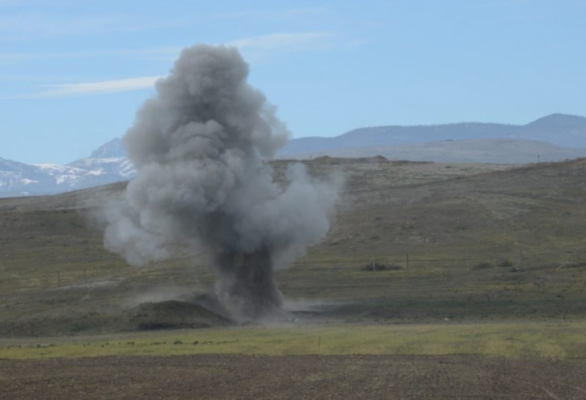 Bərdə sakini Ağdərədə minaya düşdü