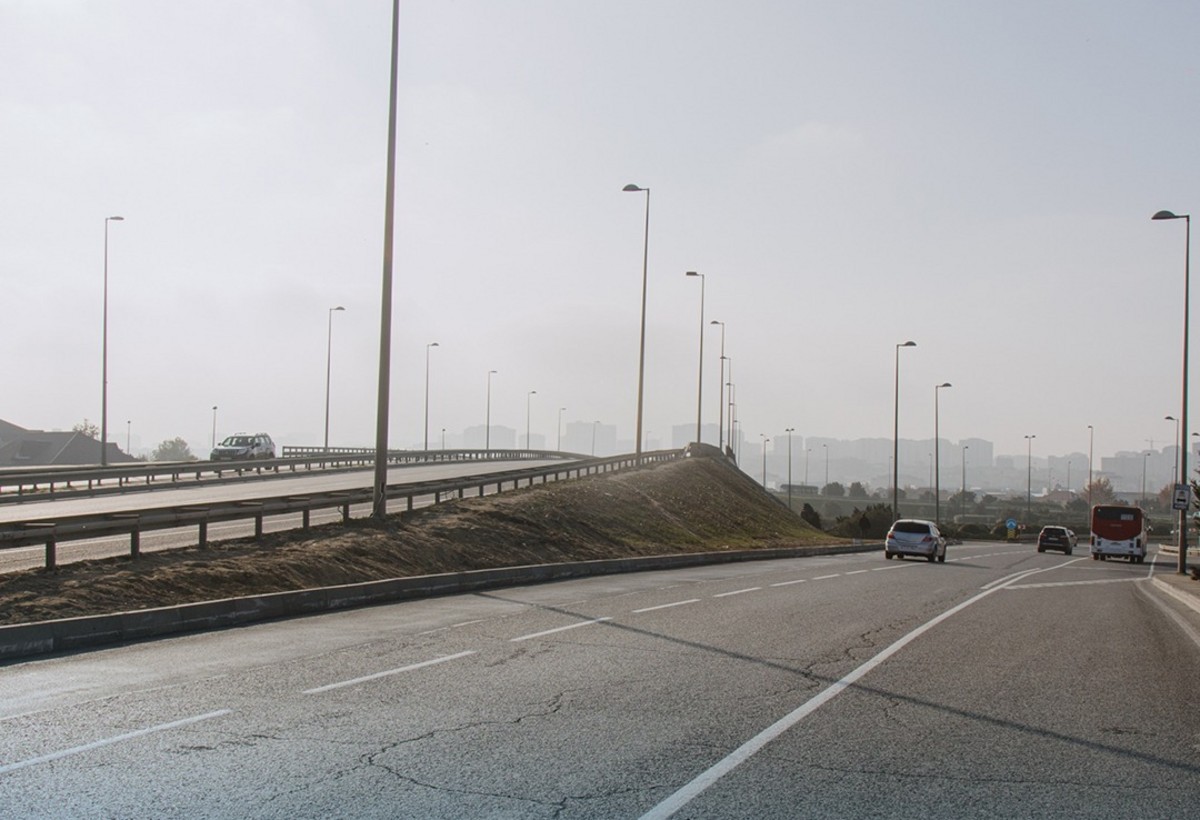 Bakıda daha bir şossedə avtobus zolağı - FOTO