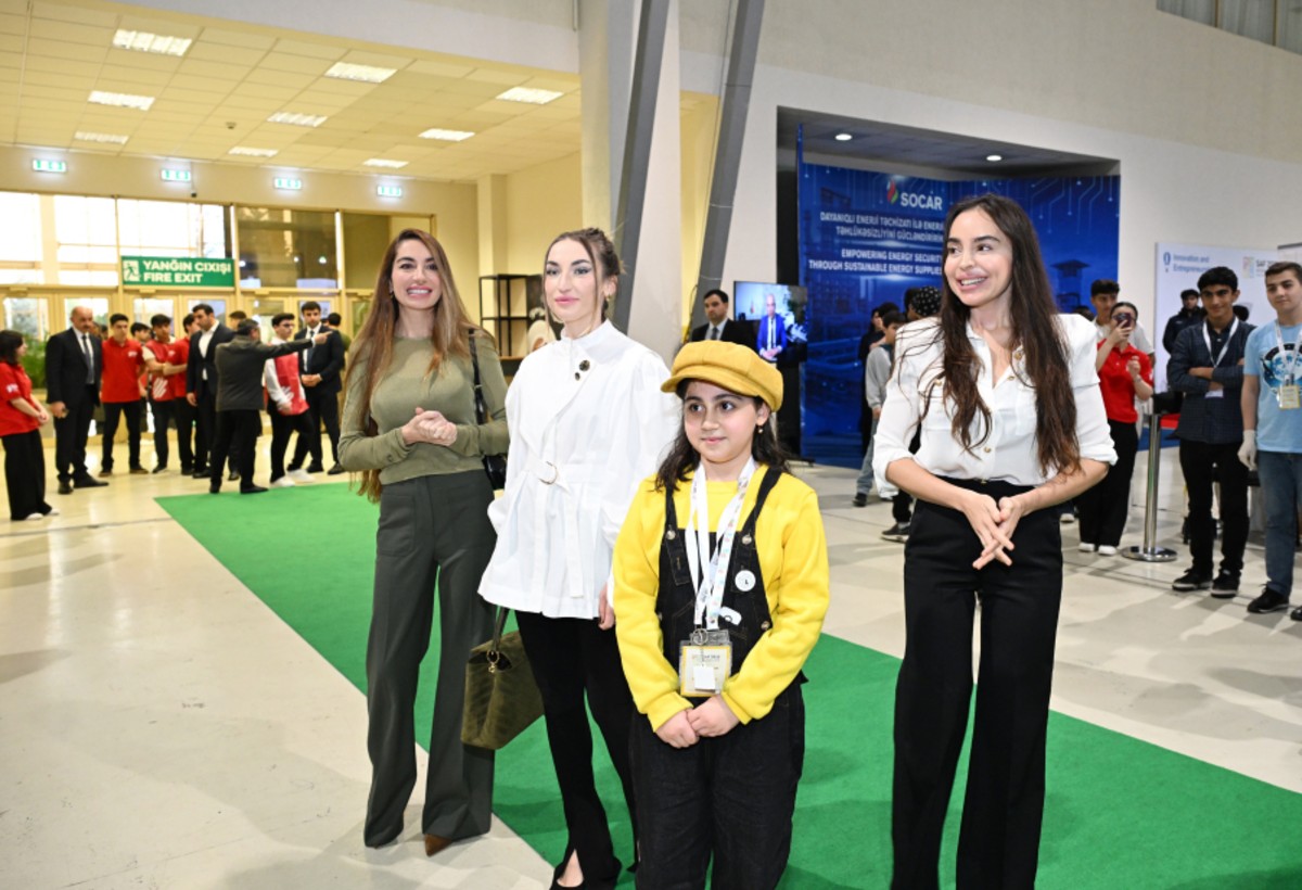 Prezident ailəsi STEAM Azərbaycan Festivalında - FOTO