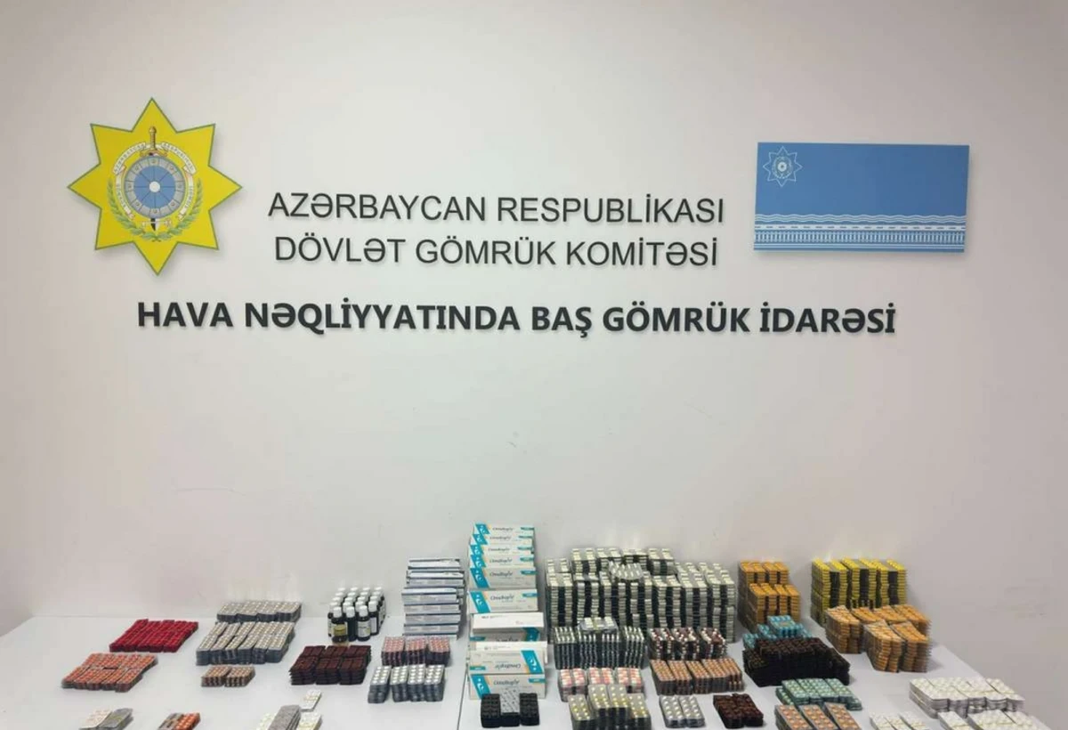 Təbriz-Bakı aviareysi ilə gələn vətəndaşlarda xeyli miqdarda psixotrop dərman vasitələri aşkar edilib