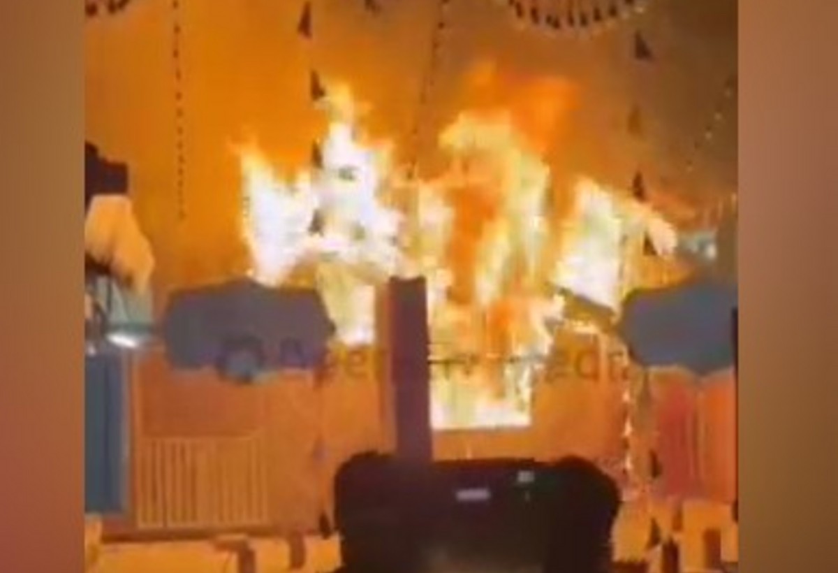 Bakının mərkəzində ticarət obyektində YANĞIN - VİDEO