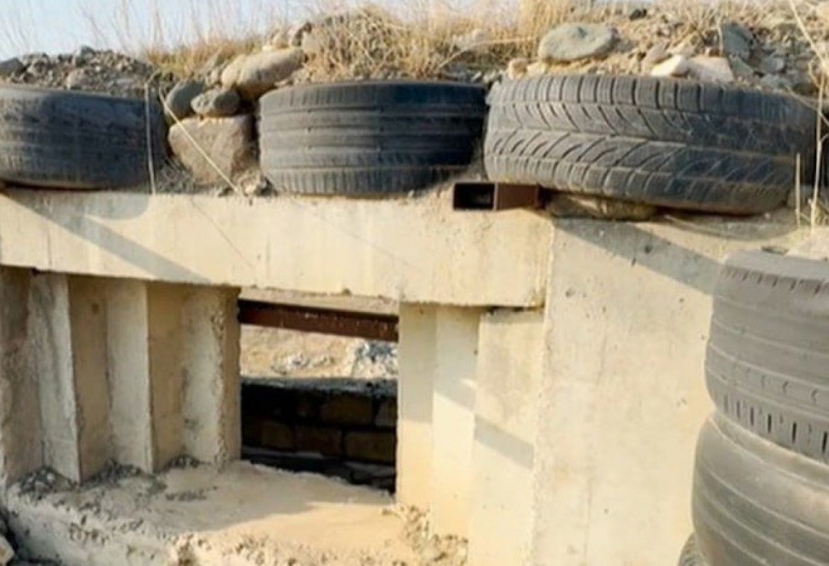 Ağdamda ermənilərin dayaq nöqtəsi kimi istifadə etdikləri məntəqədən VİDEO