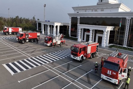 Qəbələ Beynəlxalq Hava Limanında TƏLİM - VİDEO