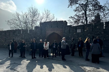 Şəkinin tarixi məkanında görülən işlər təqdim olunub