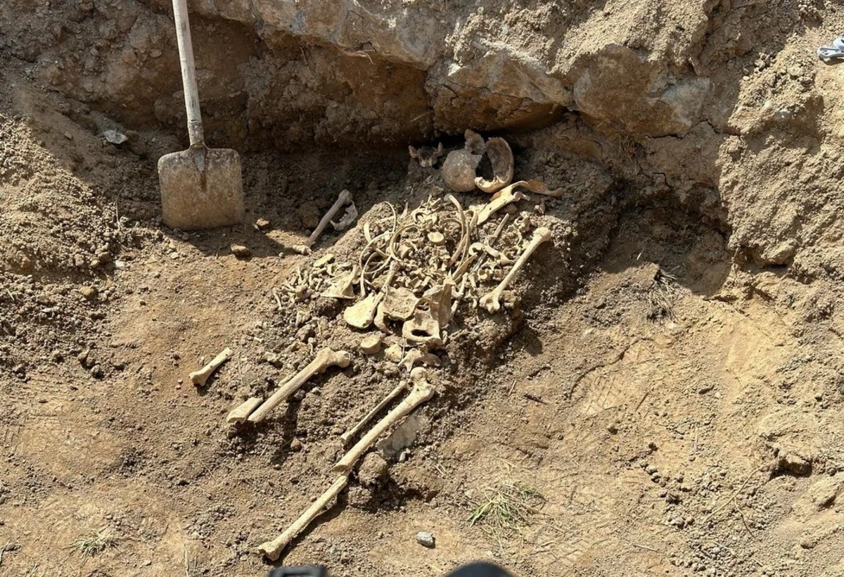 Ağdamda insan sümükləri tapıldı