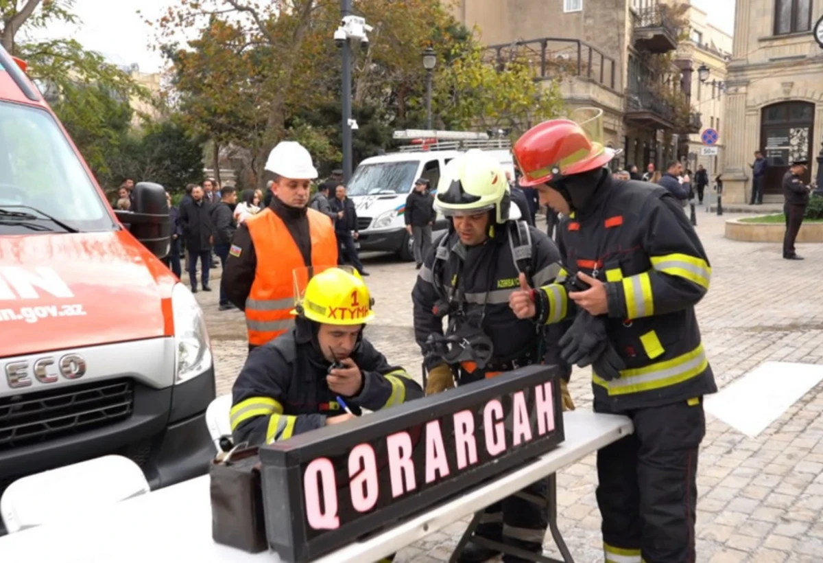 İçərişəhərdə taktiki-xüsusi TƏLİM - VİDEO