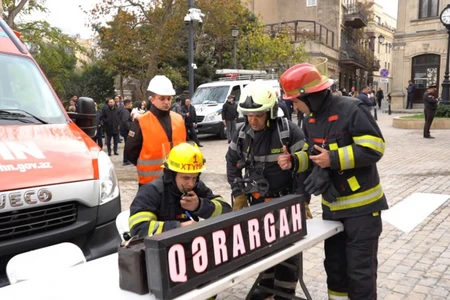 İçərişəhərdə taktiki-xüsusi TƏLİM - VİDEO