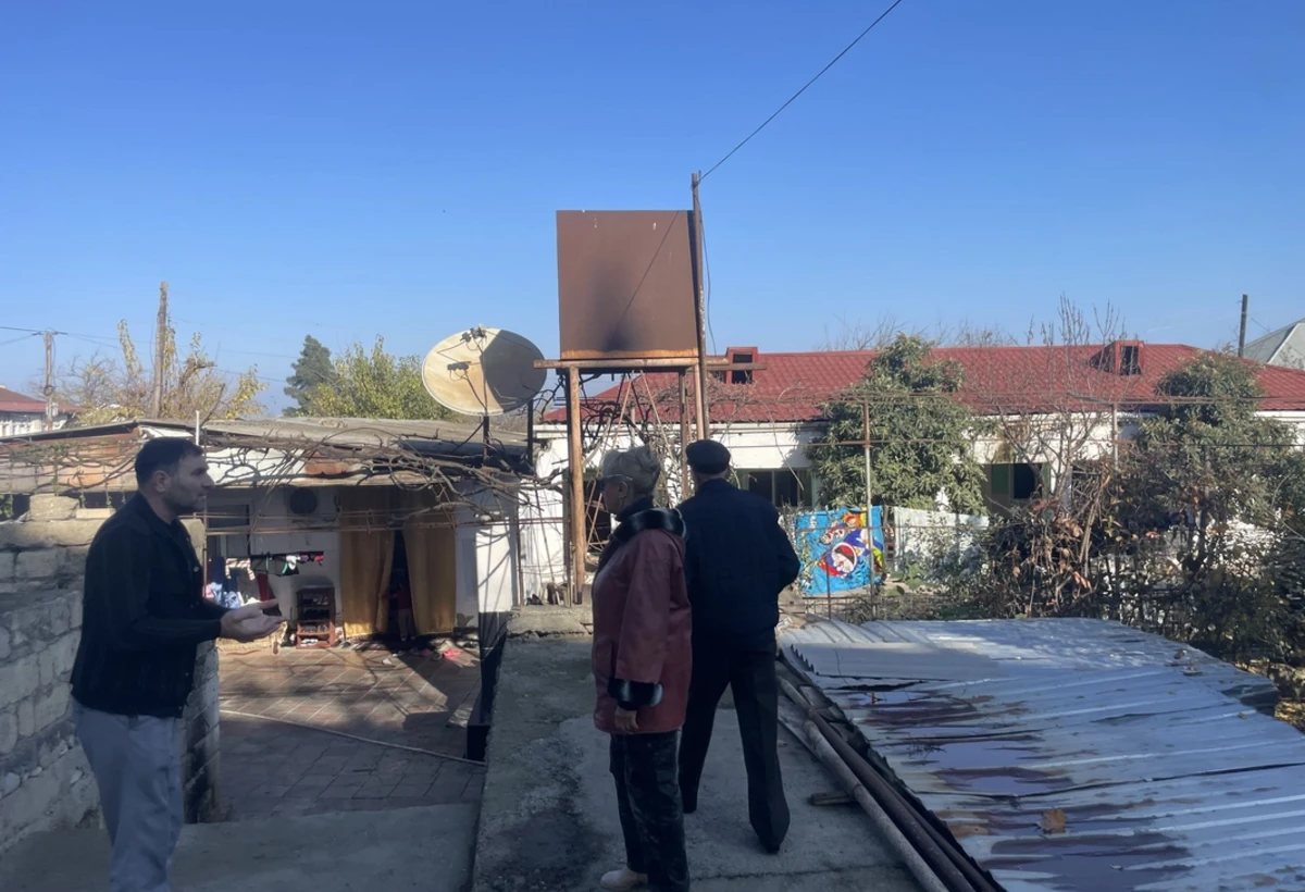 Şabranda yeraltı sular qalxır, sürüşmə prosesi aktivləşir - FOTO