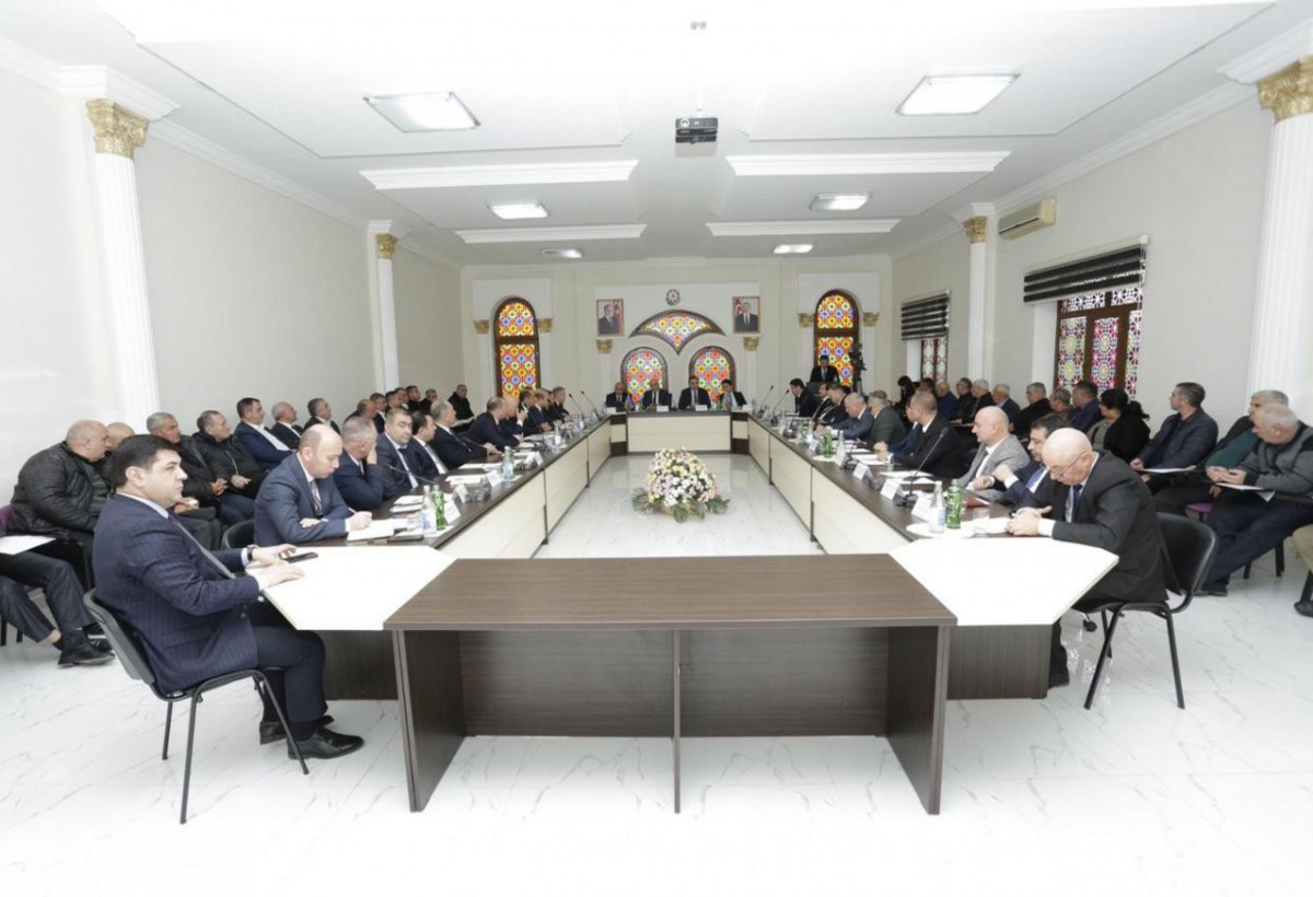 Xaçmazda su problemlərinin geniş müzakirəsi keçirilib