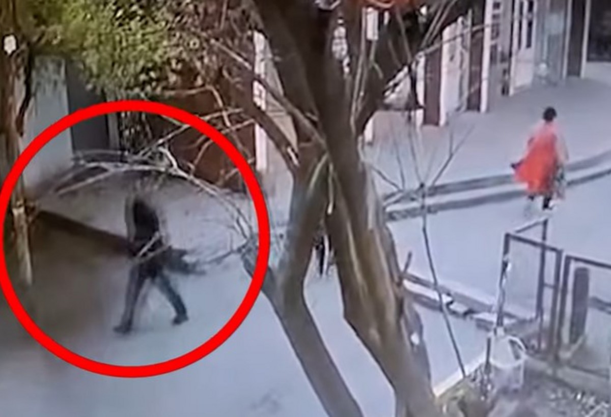 Quldurluq edib gizlənən şəxs kameralarla belə tapıldı - VIDEO