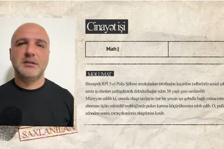 İşə qəbul üçün qeydiyyat pulu yığıb aradan çıxan şəxs saxlanıldı - VİDEO