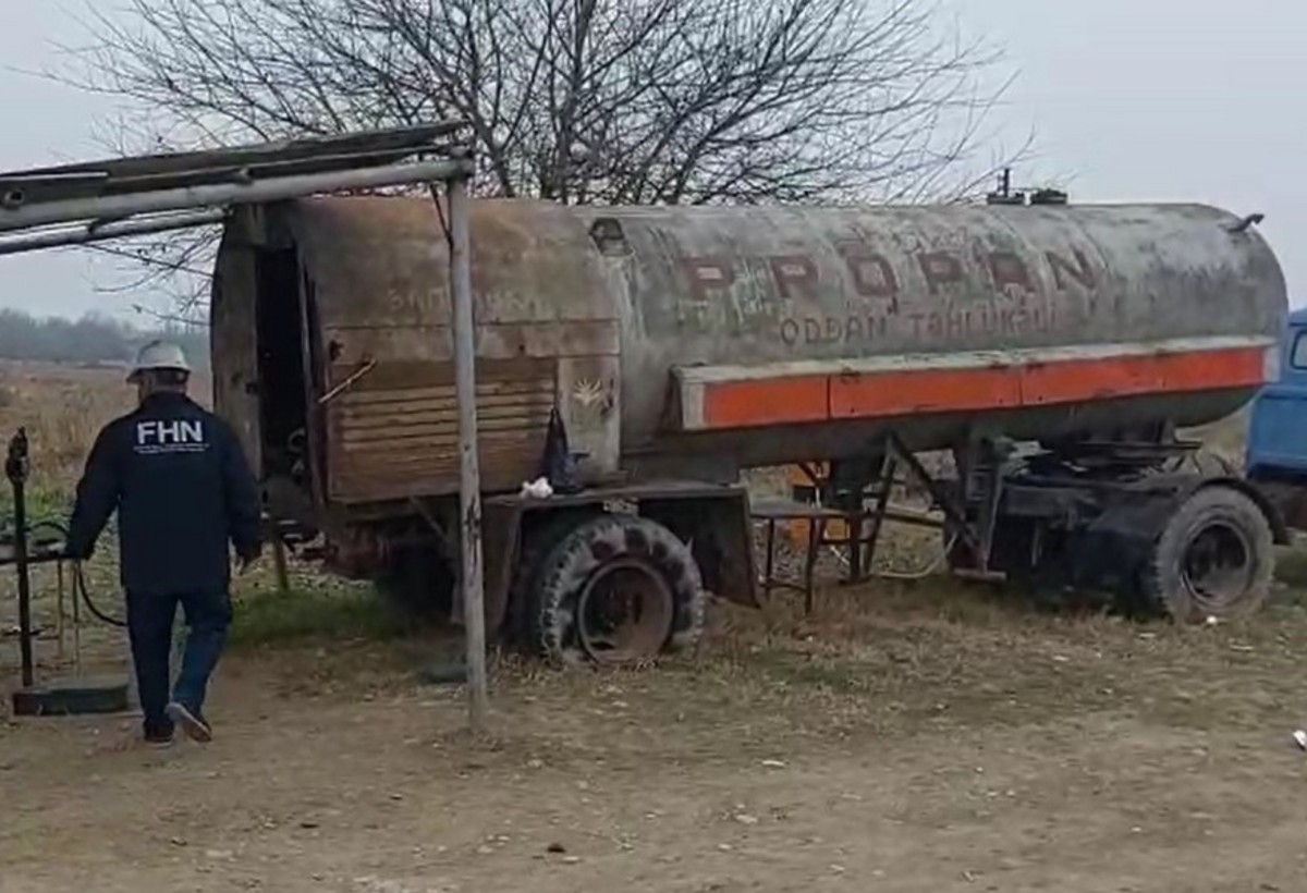 Qanunsuz işləyən maye qazdoldurma məntəqəsi AŞKARLANDI - VİDEO