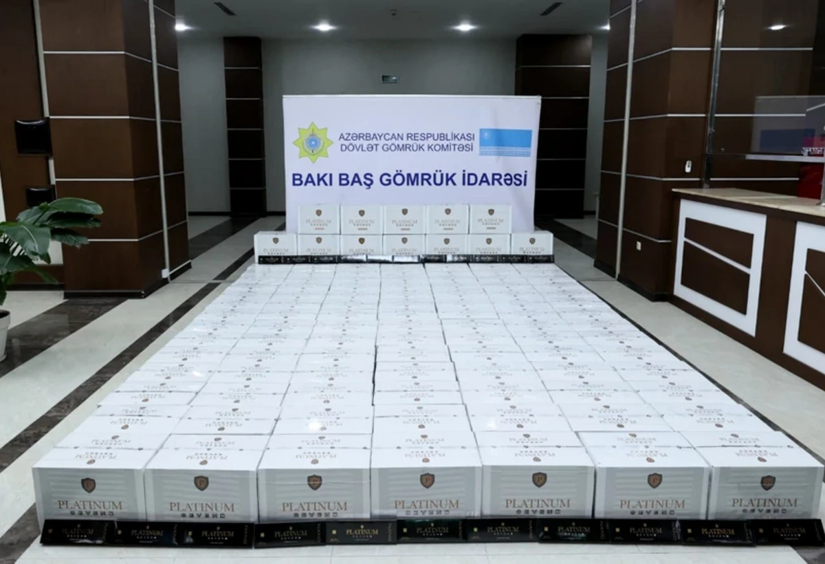 Ölkəyə qanunsuz gətirilən külli miqdarda siqaret AŞKARLANIB - VİDEO