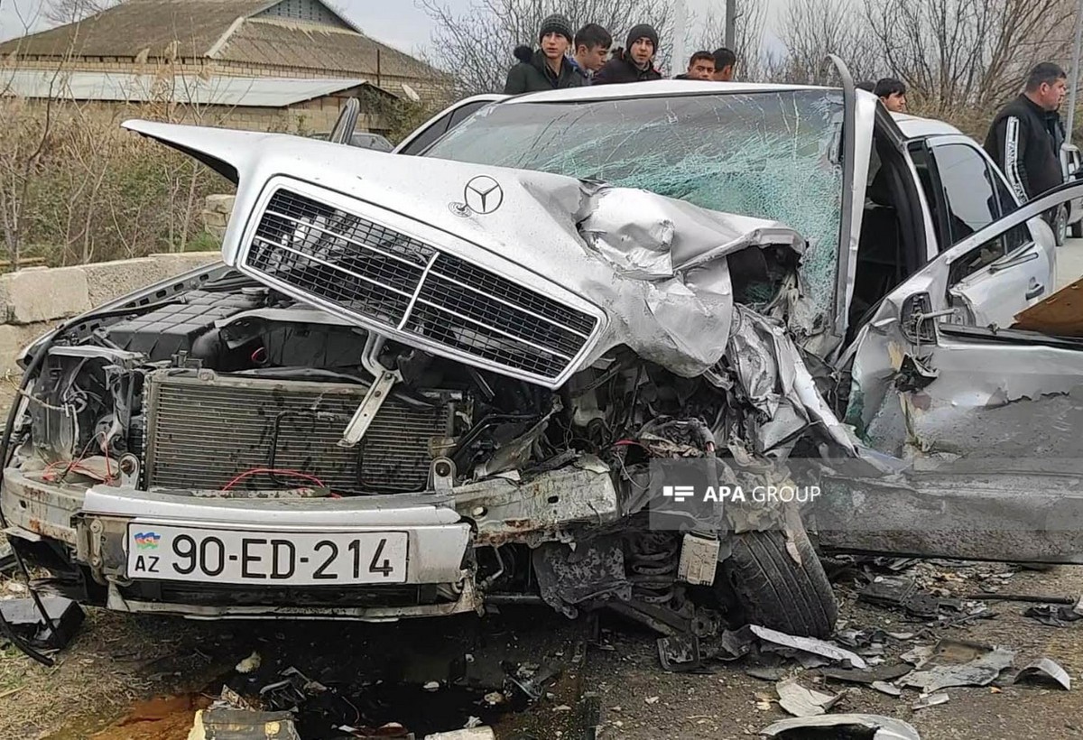 Tərtərdə ağır yol qəzası: Yaralılar var