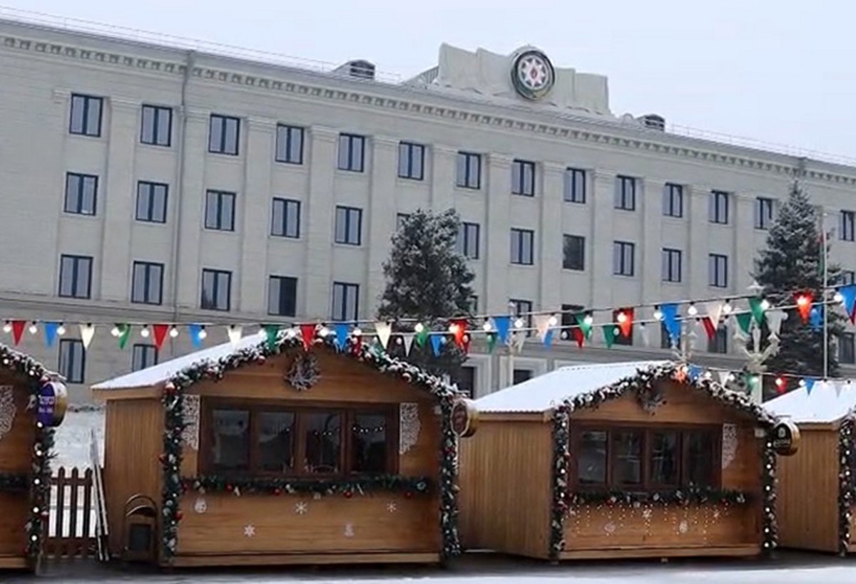 Xankəndidə “Qış nağılı” yarmarkası başlayıb
