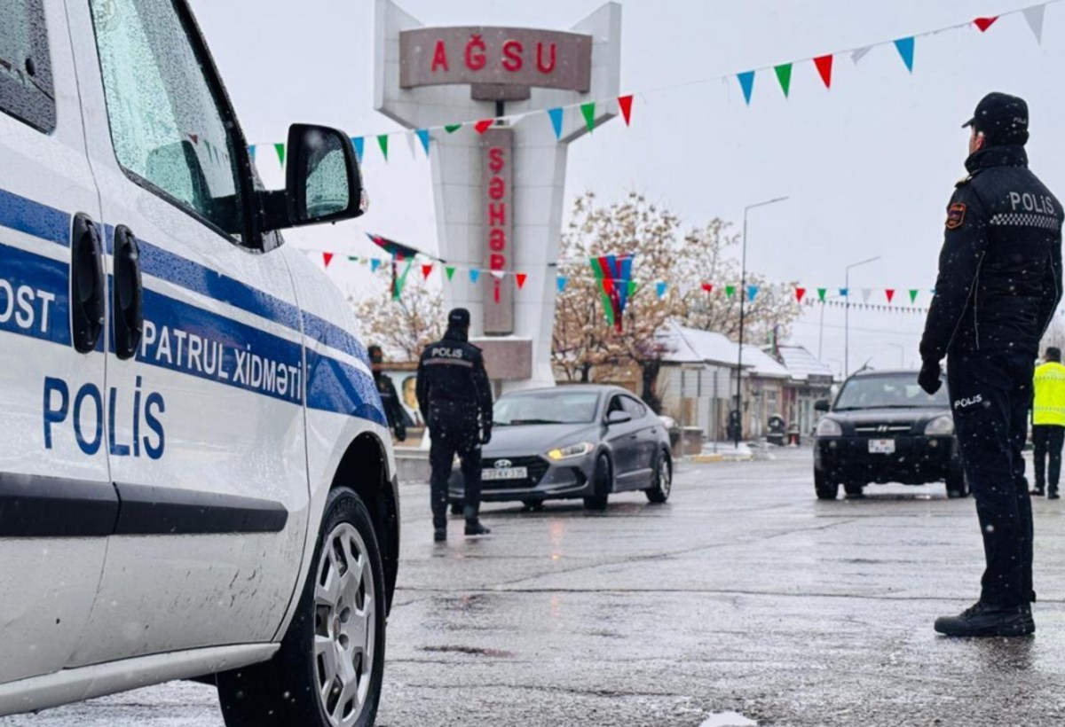 Ağsu dolayları nəzarətə götürülüb - FOTO