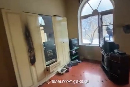 Şamaxıda yaşayış evində PARTLAYIŞ, xəsarət alan var - VİDEO