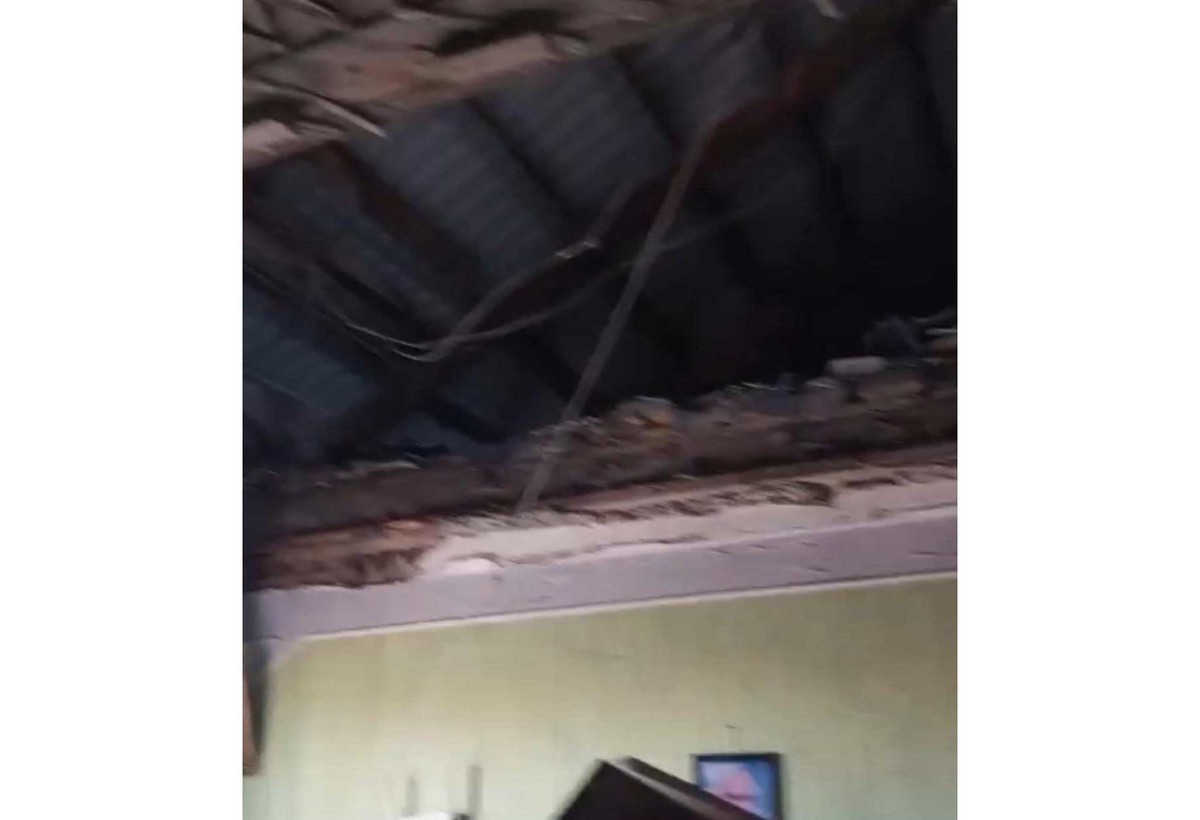 Şabranda mənzilin tavanı çöküb, xəsarət alanlar var