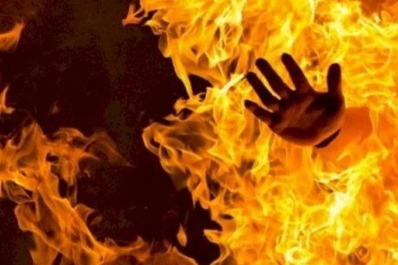 Qazax sakini Ağstafada yanaraq öldü