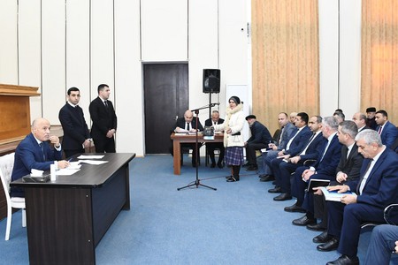 Masallı sakinləri icra başçısı ilə məşğulluq, torpaq və digər problemlərini bölüşüblər