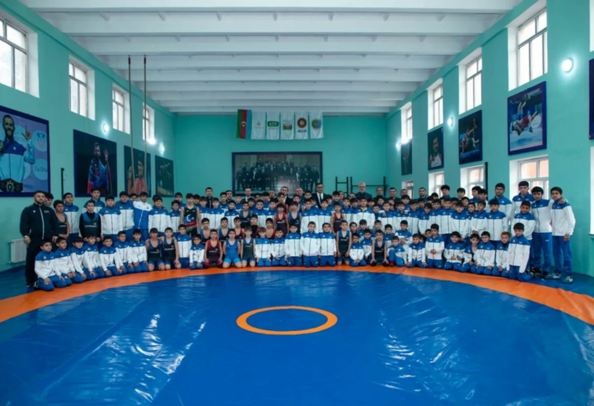 Göyçayda güləş zalları istifadəyə verildi