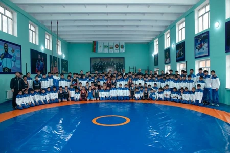 Göyçayda güləş zalları istifadəyə verildi