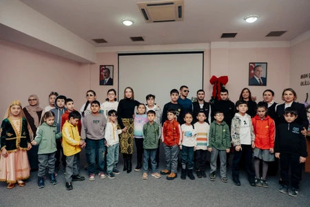 Arzu Əliyeva və Alena Əliyeva Sığınacaq və Sosial Reabilitasiya Müəssisəsində - FOTO