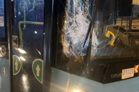 Sumqayıtda avtobus qəza törətdi