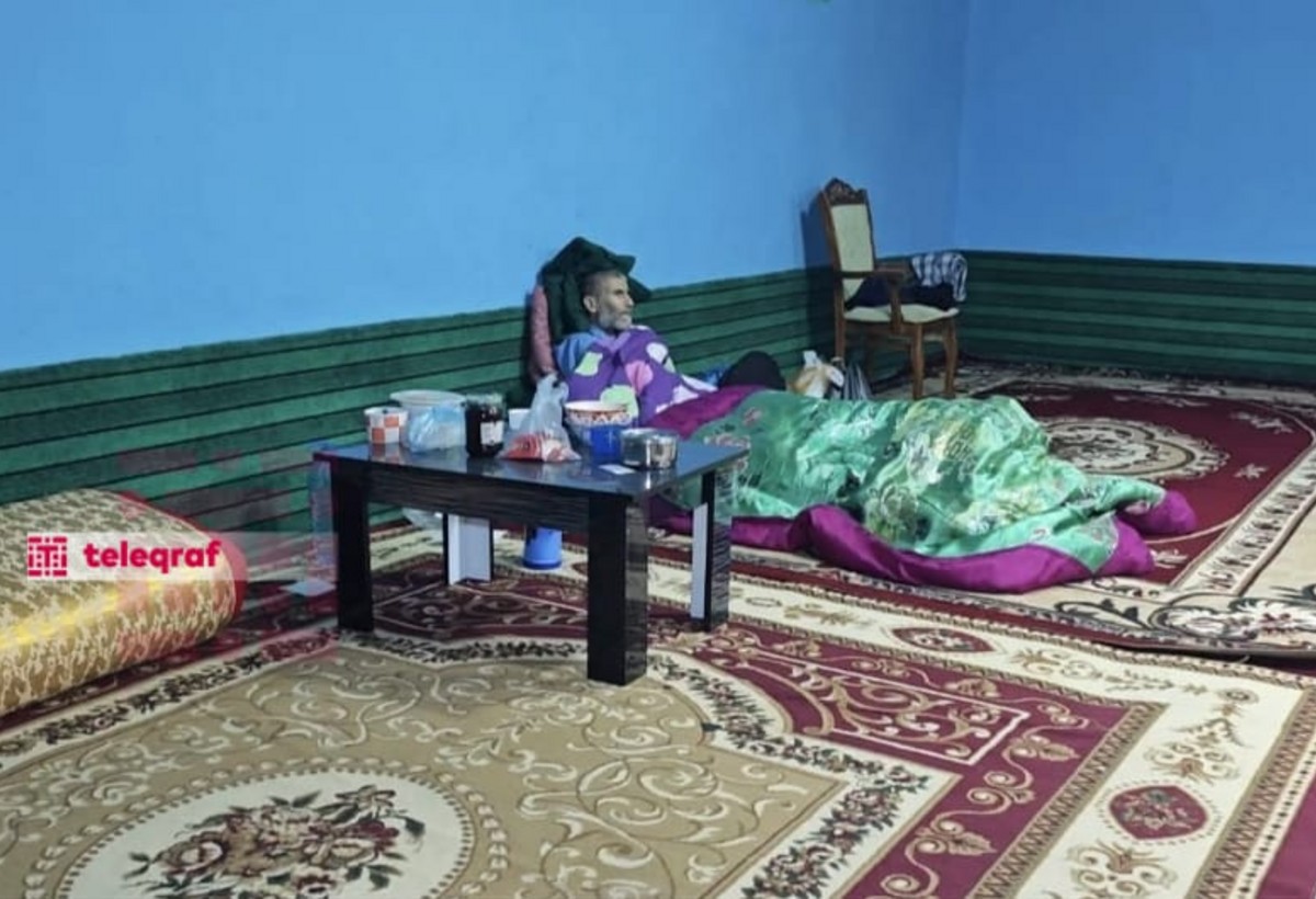 Məsciddə yaşayan tənha onkoloji xəstə dövlət himayəsinə götürüldü