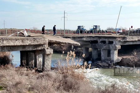 Sabirabadda uçan körpü yenidən tikiləcək