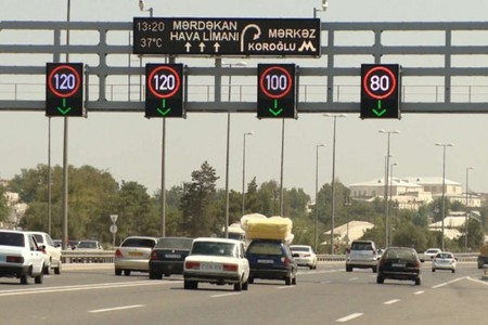 Bu yollarda sürət həddi saatda 130 kilometr olacaq