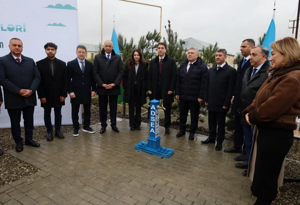 Şabranda su təchizatı ilə bağlı kənddaxili paylayıcı şəbəkə quruldu