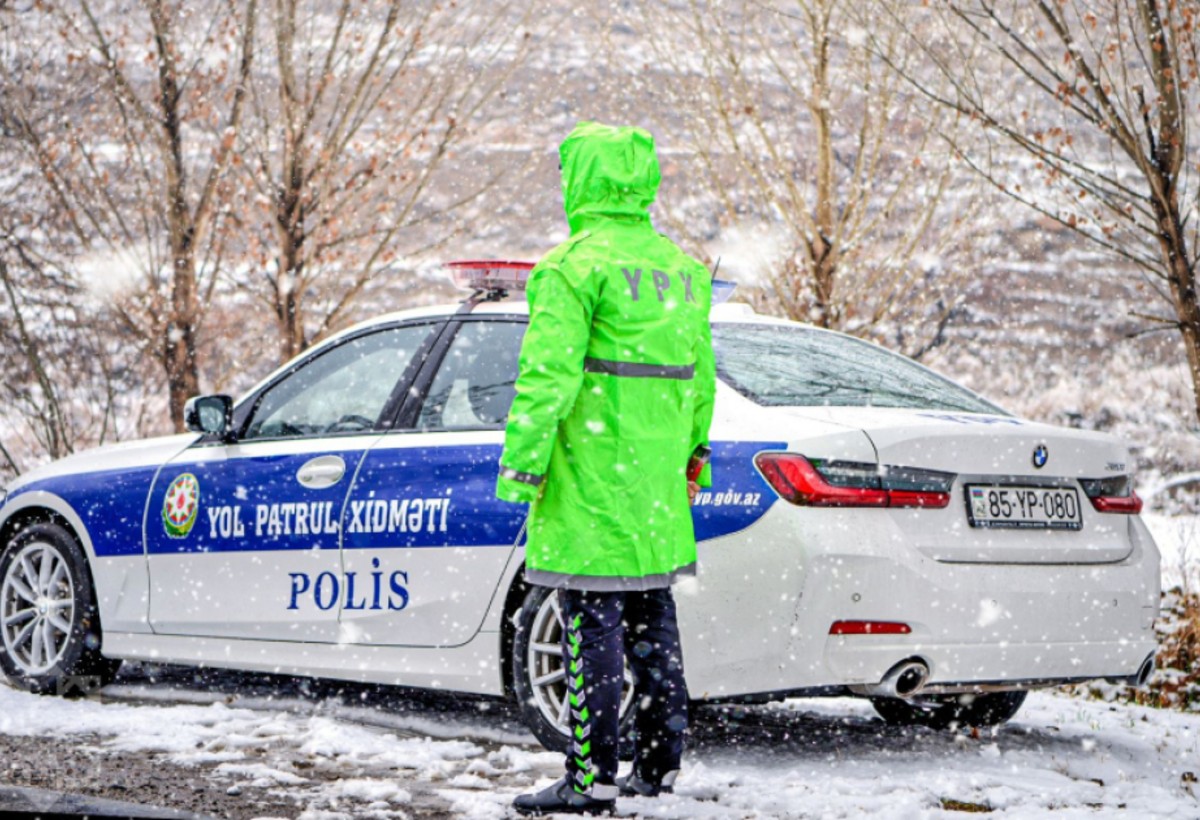 Polisdən qarlı hava ilə bağlı MÜRACİƏT