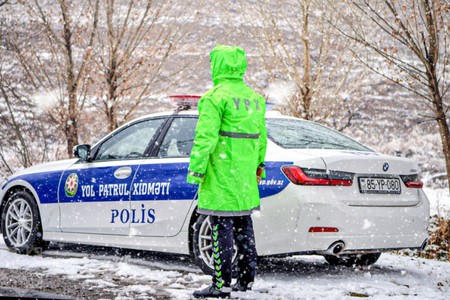 Polisdən qarlı hava ilə bağlı MÜRACİƏT