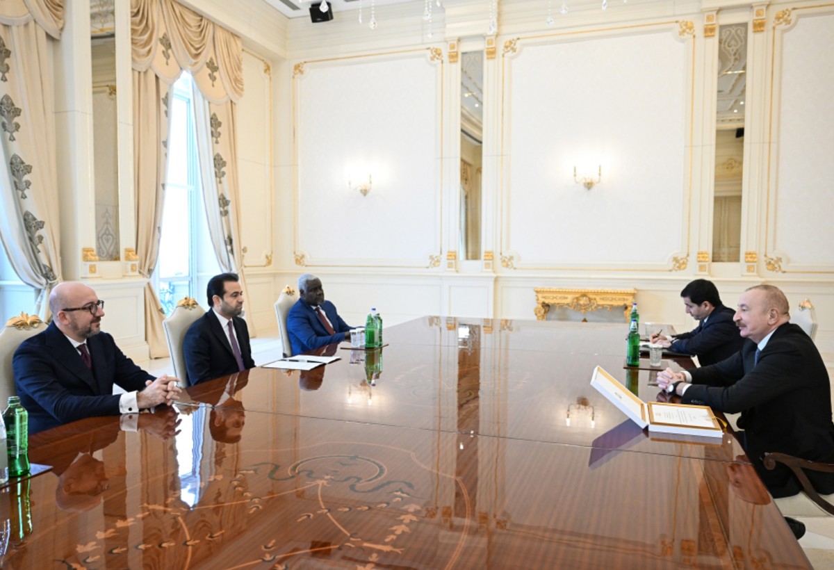 Prezident İlham Əliyev “Zayed İnsan Qardaşlığı Mükafatı” ilə bağlı nümayəndə heyətini qəbul edib