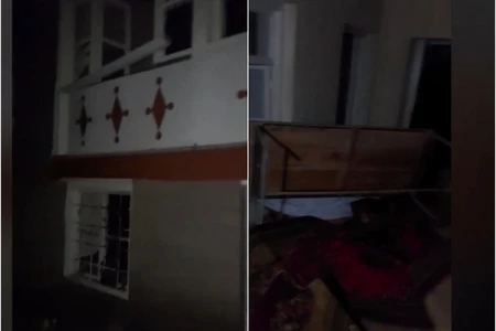 Partlayış evi bu hala saldı - VİDEO