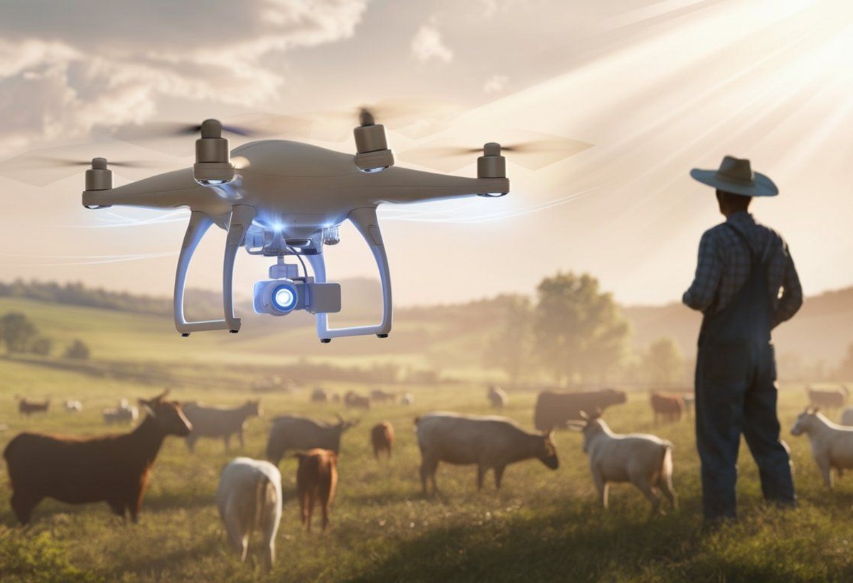 Сəlbedici fermerlik: Gənclər sürüləri dronla idarə etsinlər - VİDEO
