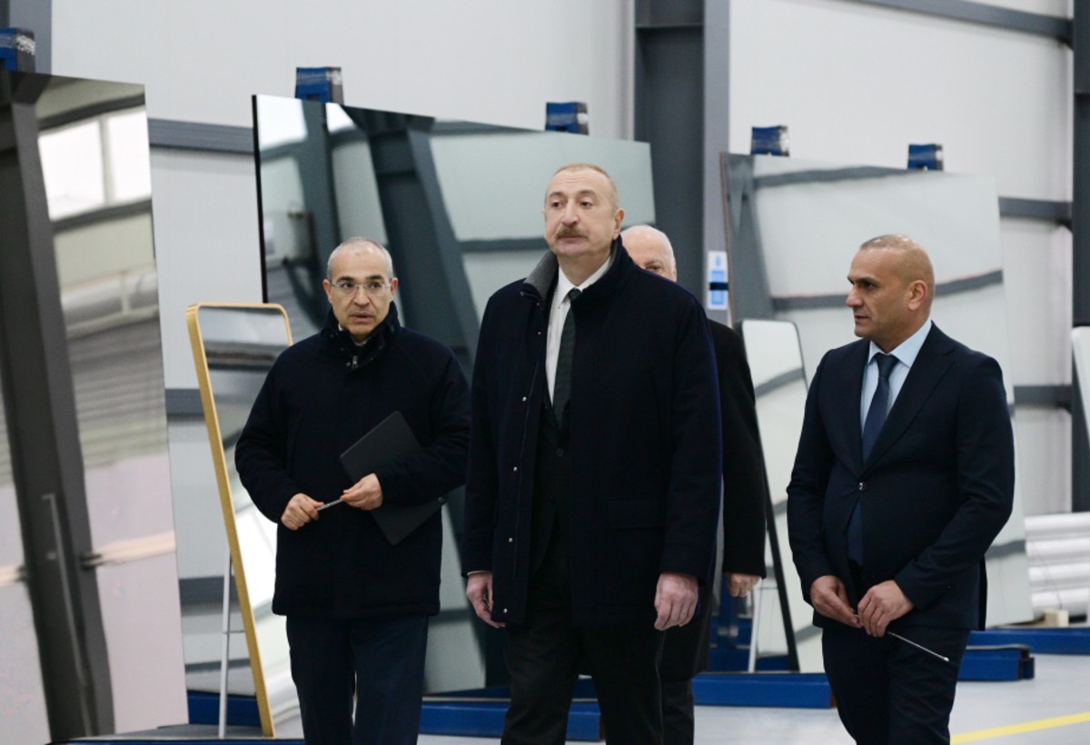 Prezident Sumqayıt Sənaye Parkında zavod və istehsal müəssisələrinin AÇILIŞINDA - FOTO