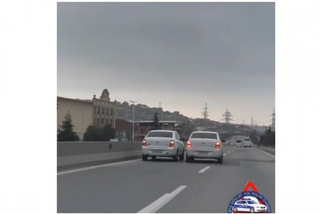 Şamaxı yolunda Chevroletləri yarışdıranlar saxlanıldı