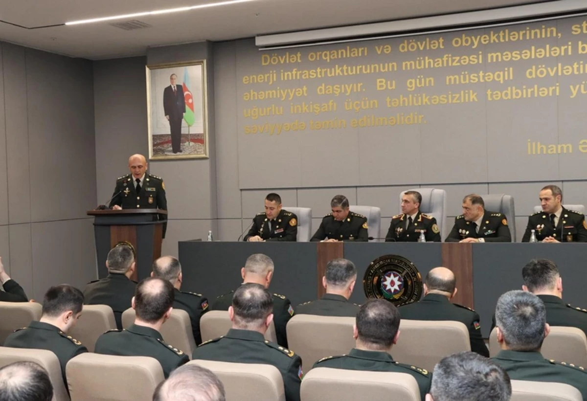 Strateji Obyektlərin Mühafizəsi Dövlət Agentliyi ilin yekunlarını müzakirə edib