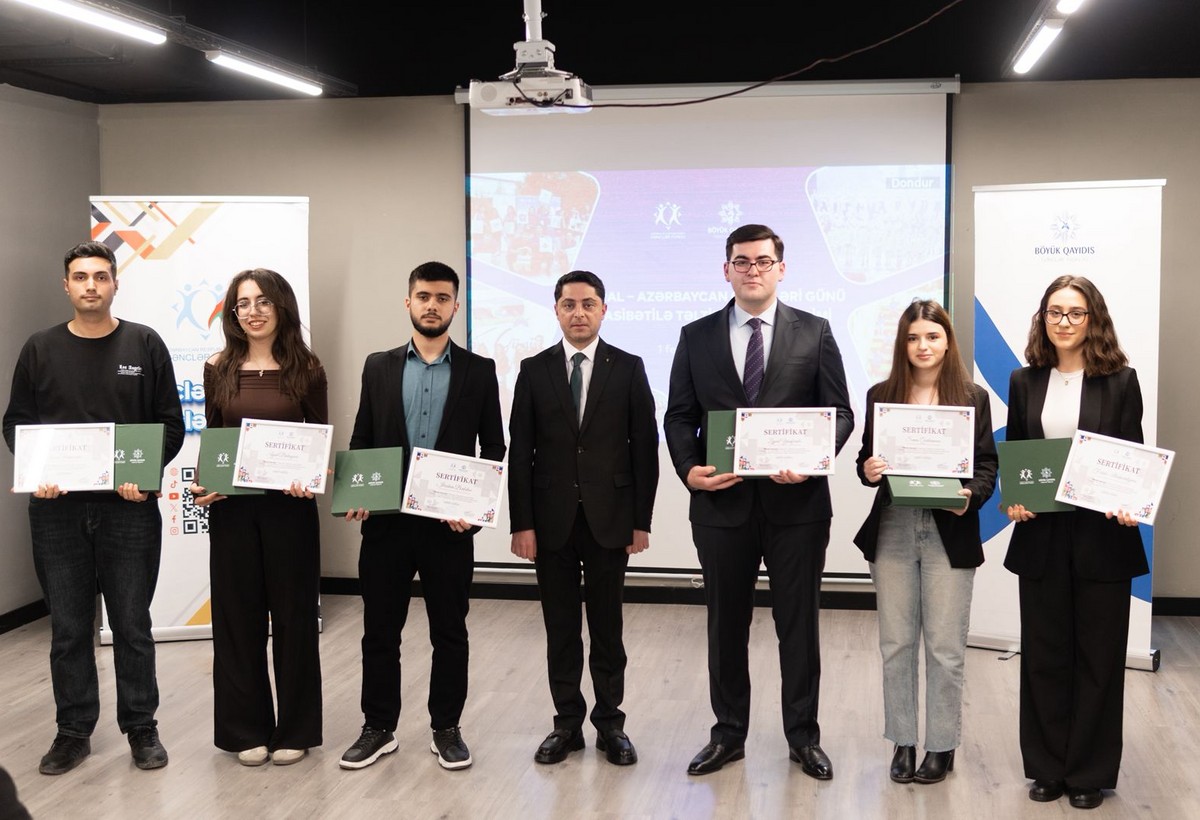 Qayıdış Könüllülərinin və Təcrübə Proqramının iştirakçıları təltif edildi