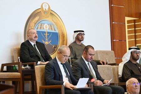 Əbu-Dabidə Azərbaycan və BƏƏ hərbçilərinin təlimi - PREZİDENTLƏR İZLƏDİ