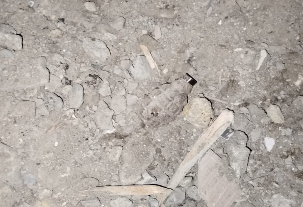 Bakıda qumbara belə tapılıb zərərsizləşdirildi - VİDEO