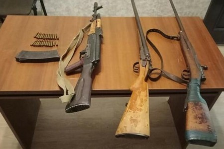 Bakıda və rayonlarda silah-sursat aşkar edilib
