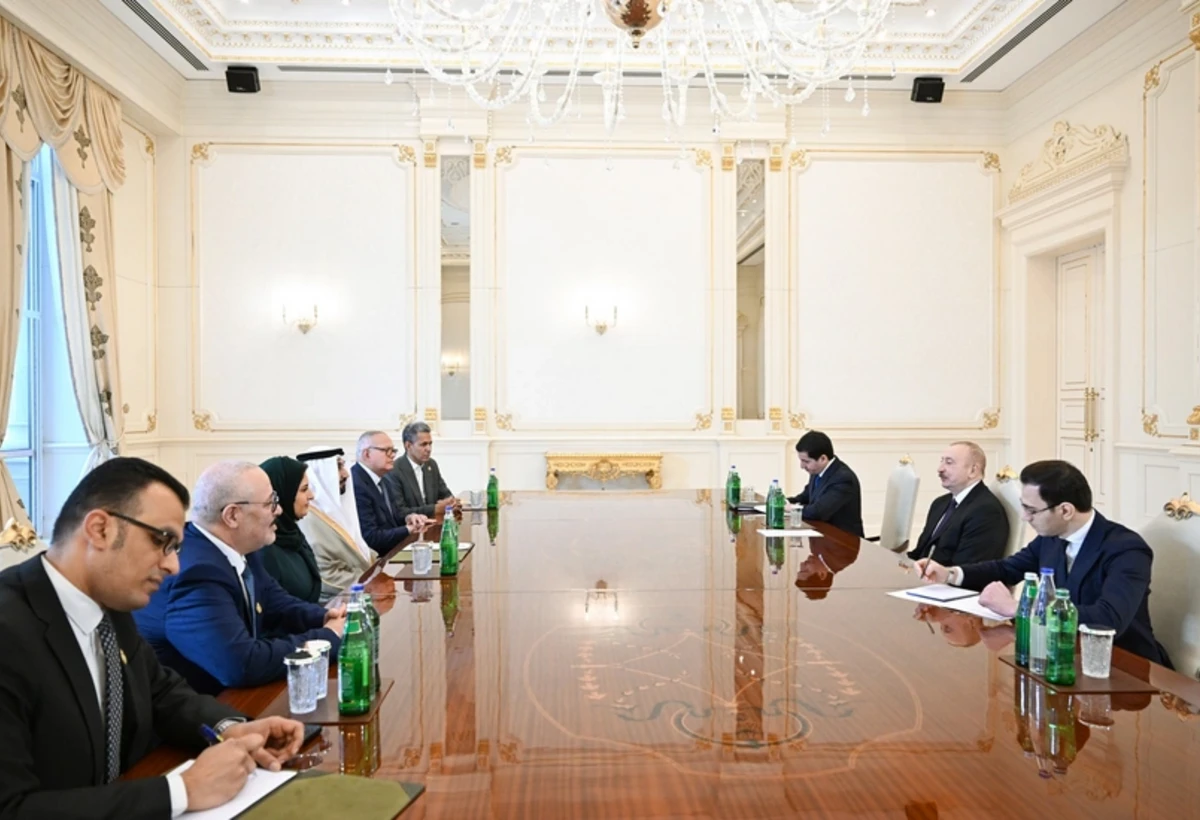 İlham Əliyev Ərəb Parlamentinin prezidentinin başçılıq etdiyi nümayəndə heyətini qəbul edib