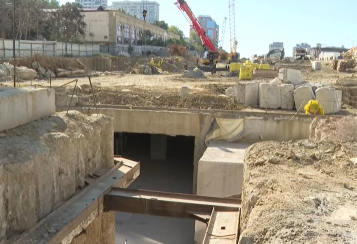 Bakıda bu il açılışı baş tutacaq növbəti metro stansiyası bu ərazidə olacaq - VİDEO
