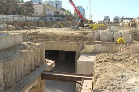 Bakıda bu il açılışı baş tutacaq növbəti metro stansiyası bu ərazidə olacaq - VİDEO