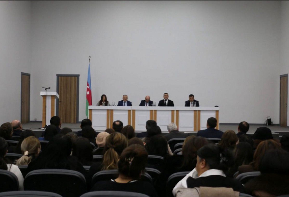 Şəmkirdə şagirdlərin təhlükəsizliyi müzakirə olunub