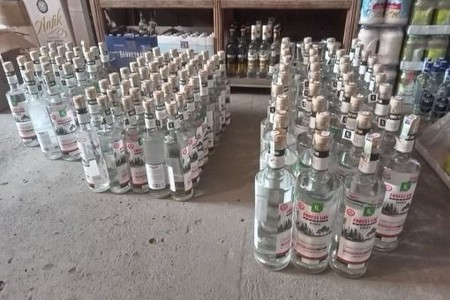 Mingəçevirdə mağazalarda 7 növ saxta araq aşkarlandı