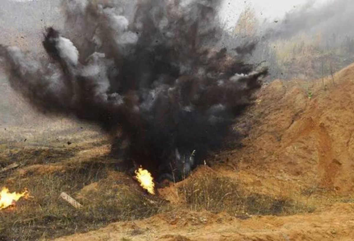 Xocalıda 25 yaşlı gənc minaya düşdü